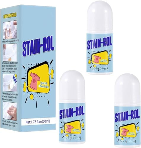 EXQST Détachant Miracle Roll on, Détachant d'urgence Roll on Cleaner, Home Miracle Détachant Roll on, Élimination d'urgence des Taches sur Les vêtements et Les Tissus