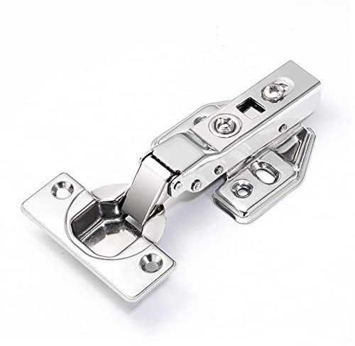 SBTRKT Scharniere aus Edelstahl 304, hydraulische sanft schließende Türscharniere for die Küche, stoßdämpfende Möbelscharniere aus Holz, Hardware-Zubehör. (Color : Insert embed)