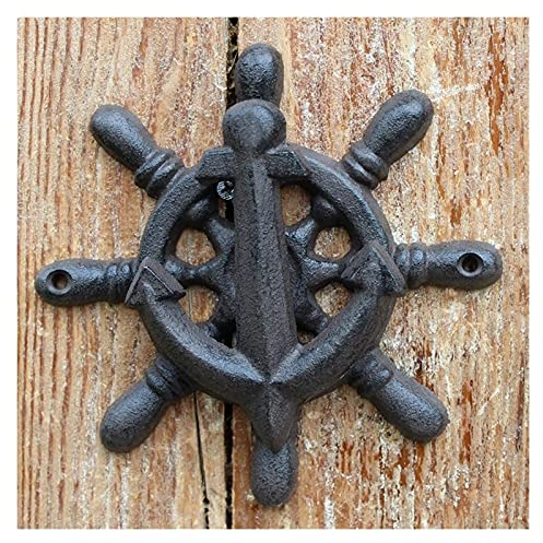 Eisenklopfer Crafts Vintage-Eulen-Türklopfer, antiker Türgriff, Garten, Zuhause, Wanddekoration, Türklopfer, Türklopfer für Haustür (I)