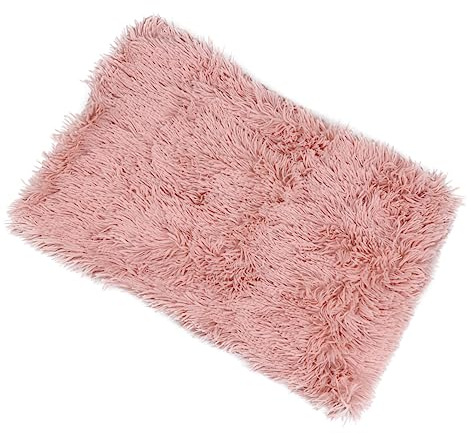 Happyyami Haustierdecke und Hundedecke aus Weichem Plüschstoff Warme Winterdecke für Kleine Haustiere Rosa Größe S für Hunde und Katzen