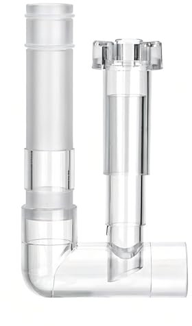 DONGKER Aquatic Inflow Lily Pipe Inflow with Surface Skimmer, Fish Tank Filter Tube for Aquarium Plant Tank