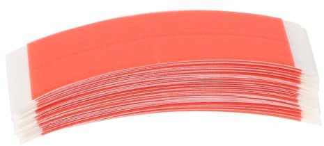 PACKOVE 72piezas Cinta Doble Cara Para Pelucas y Extensiones De Cabello y Transpirable Adhesivo Fuerte Para Hombres y Mujeres Para Eventos y Uso Diario