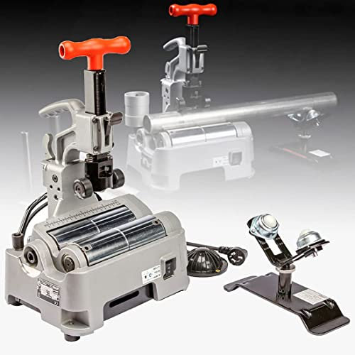 IYUESQ Tagliatubi Automatico per Tubi in Rame da 12-116 mm, tagliatubi Elettrico Portatile per Tubi in Acciaio Inossidabile con sbavatore in Acciaio rapido, Macchina per Il Taglio di Tubi