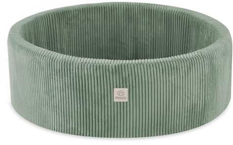 MISIOO Bollbad Baby – runt skumbollbad utan bollar – 90 x 30 cm – Vänligt bollbad baby från 1 år – perfekt för barn