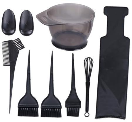 EPIGEIST 8pcs Hair Coloring Kit with Dye Bowl, Comb, and Brushes Professional Hair Dyeing Tools Set for Home and Salon Use