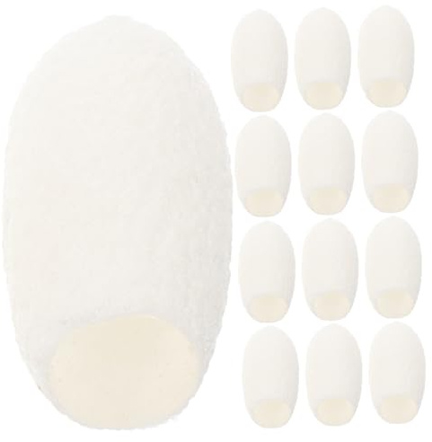 Seda Bolas Limpiadoras Faciales 60 Piezas para Limpieza | Exfoliación Delicada y Limpieza Profunda, 60 Unidades White de Seda, Cuidado Seguro para Piel Sensible