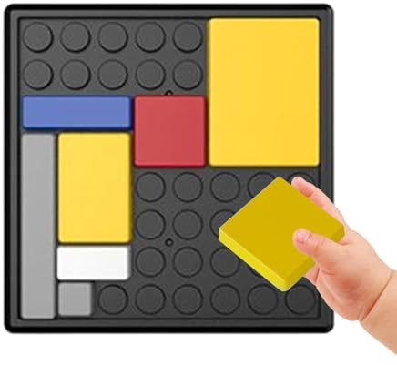 - Puzzle - 13,5 x 13,5 cm, Juego de Pensamiento portátil, Juguete Educativo de Inteligencia de ABS con desafíos de Pensamiento lógico, de Desarrollo de Habilidades | Ideal para niños