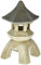 Design Toscano Lanterne Décorative Asiatique Statue Extérieure, Moyen 25.5 cm, polyrésine, deux tons pierre