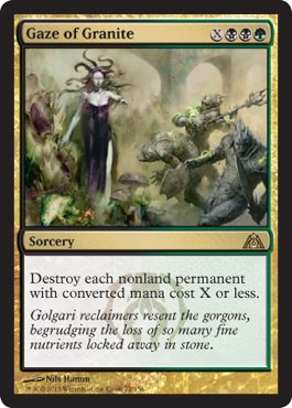 Magic: the Gathering - Gaze of Granite (72) - Dragon's Maze by Magic: the Gathering