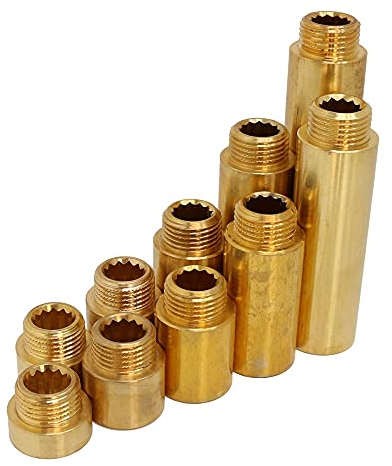 Hahnverlängerung 1/2, Messing, Anschluß-Verlängerung, Fitting, Gewindefitting