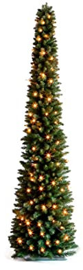 LED Weihnachtsbaum Säule 150cm hoch von kunstpflanzen-discount.com - Künstlicher Christbaum schmal mit LED-Beleuchtung