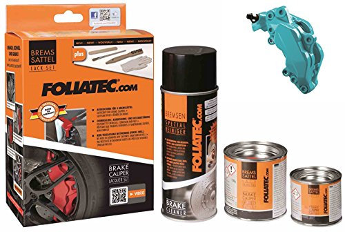 FOLIATEC PINZA FRENO Lacca, Turchese 3 componenti Set