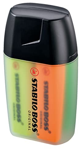 STABILO - Textmarker - BOSS ORIGINAL - 4er Big Box - gelb, orange, grün, blau