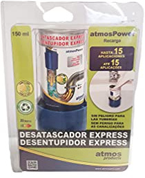 Atmos DÉBOUCHEUR Express SPÉCIAL ÉVIERS ET LAVABOS - ATMOSPOWER. Senteur citron.