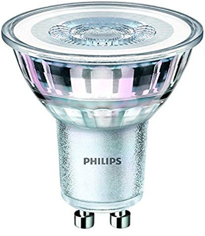 Philips LED Classic Warm White Spot Light, Glass, GU10, 4.59 W, Pack of 3