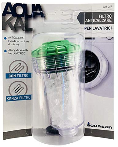 Aquasan 1257 Filtro Anticalcare per Lavatrici, Bianco