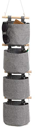 aoory 4er Set Hängende Tasche Aufbewahrungstasche Frei Kombinierbar Hängeorganizer Wand Tür Organizer Utensilientasche Abnehmbar, Praktisch und platzsparend Kein Plastikgeruch