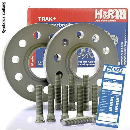 H&R DRA Spurplatten Spurverbreiterung Distanzscheibe Ø63,3 5x108 30mm // 2x15mm + Bremsenreiniger