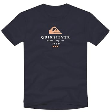 Quiksilver - First Fire Camiseta para Adulto, Navy Blazer, M