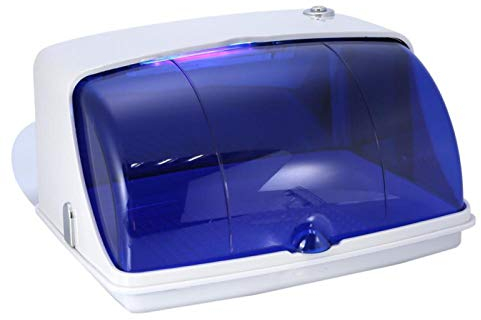 Qinlorgo Boîte Professionnelle de stérilisateur à Hautes températures - Cabinet UV de désinfection de température de stérilisateur de désinfection UV de Salon(Prise UE)