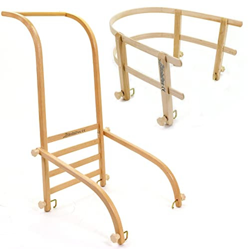 HolzFee Schlittenlehne Schiebelehne | Lehne + Schieber aus Buchenholz