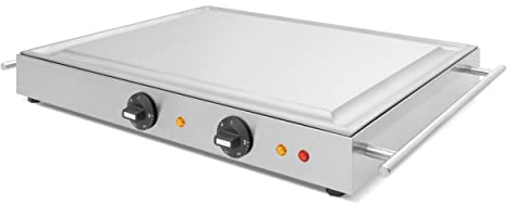 Teppinox M3000 – Elektrogrill Made In Germany (Elektrische Grillplatte, Teppanyaki, Tischgrill mit präziser Temperaturregelung bis 250 Grad, Grill aus Edelstahl für beste Wärmeverteilung)
