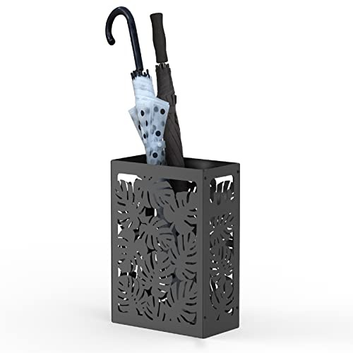 Mango Steam Schirmständer Monstera schwarz