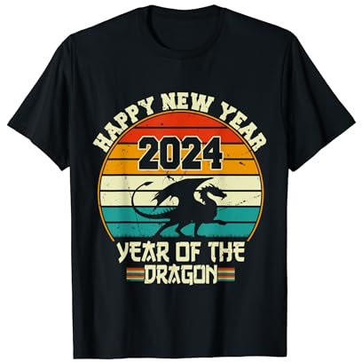 Nouvel An chinois 2024 Année du Dragon Bonne année 2024 T-Shirt