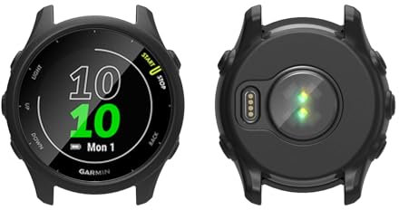 Compatible con Garmin Forerunner 255 SmartWatch Case Protective Case, Garmin Forerunner 255 Caso de protección de Relojes Inteligentes, Carcasa de Caja Protectora para Garmin Forerunner 255 Watch