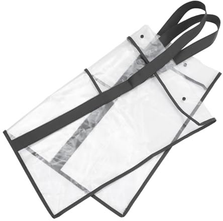 SHOWERORO Poster-aufbewahrungstasche Aus Wasserdichtem Zeichenbretttasche Mit Druckknopf Organizer Für Kunstwerke Malwerkzeugtasche Durchsichtige Zeichentasche Für Dokumente Kleidung Spielze