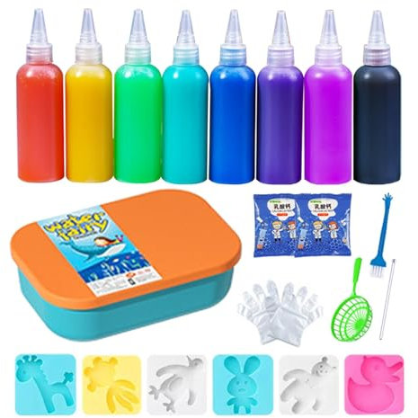 Generisch Water Art Magische Wasser-Marker, Aquagelz Kinderspiele Ab 4 Jahre Mädchen Junge, Magic Squishy Water Toys, Aqua Fairy Water Gel Für Kinder, Elfs Toy Kit