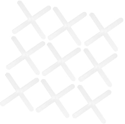 Generic 1000pcs Tile Spacers Cross-shaped Tools for Accurate Positioning and Leveling Thickness Grout Joint Spacers for Ceramic Wall and Floor Installation