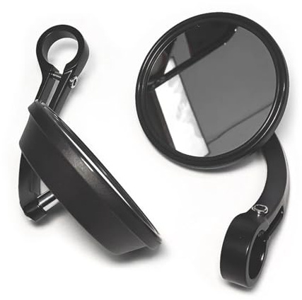 VAHAKKRMVM Espejos de Motocicleta para Zontes G1-125 G2-125 Gk125 Gk155 Gk350 Espejos Laterales Manija Inversión Plegable del Ángulo Motocicleta(un par)