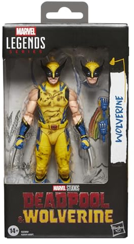 Marvel Legends Series Wolverine, Marvel Studios' Deadpool & Wolverine Movie Collectible 6-Inch Action Figure Gift