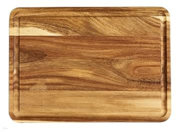 Tablas de cortar de madera, bloques de cortar de madera de haya y nogal, tabla de cortar queso, bloque de carnicero, tabla de cortar carne for utensilios de cocina(35x25x2cm)