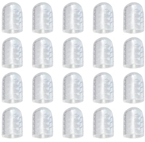 Yaztauho Protectores de Dedos de Silicona - 20 Unidades Protector Toes Deportes Exterior - Transpirable Invisible para Hombre Mujer Deportes Tacones Altos Largas Jornadas de Pie Senderismo