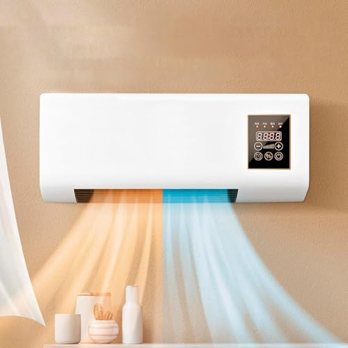 Portable Air Conditioner, 3-in-1 Cooling Fan & Bladeless Wall Mount, Ultra Quiet Design, Easy Install for Bedroom & Home Office with Remote