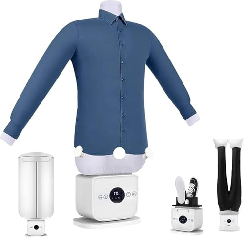 Plancha de Vapor automática, Nueva máquina de Planchado Manos Libres Mejorada, Secado rápido en 8 Minutos, Secadora de Ropa y Antiarrugas Manual para Pantalones, Camisetas y Zapatos (C)