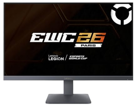 Lenovo LOQ 27Q-10- Monitor Gaming FHD 27 (IPS, Tasa de Refresco 180 Hz, 0.5 ms MPRT, 16:9, HDMI 2.1 + DP 1.4, VESA Adaptive Sync, AMD FreeSync, Soporte Inclinable) - Gris Luna