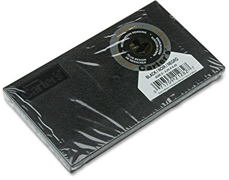 Pre-Inked Micropore Stamp Pad, 6.25 x 3.25, Black