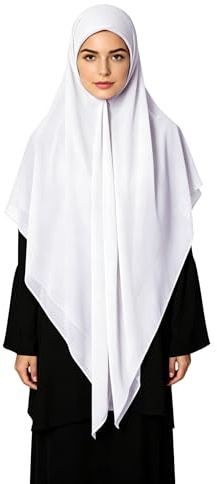 Lina & Lily Premium Chiffon Damen Muslim Hijab Kopftuch Schal Quadrat 145 x 145cm