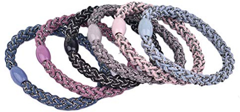 20 stücke Mode Geflochtene Haargummis Elastisches Haar Seil Pferdeschwanz Inhaber Stretch Band Haarschmuck für Frau Mädchen (verschiedene Farbe)