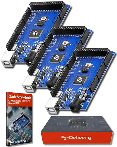 AZDelivery 3 x AZ-MEGA2560-Board Board mit AZ-MEGA2560-Board inklusive E-Book!