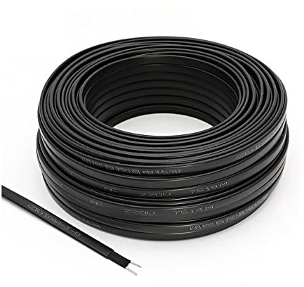DHVIJA 220 V, 230 V, 240 V Wasserdichtes, selbstregulierendes Heizkabel zur Verhinderung von Pipeline-Vereisung und Begleitheizungssystem Joyous (Color : 5M)