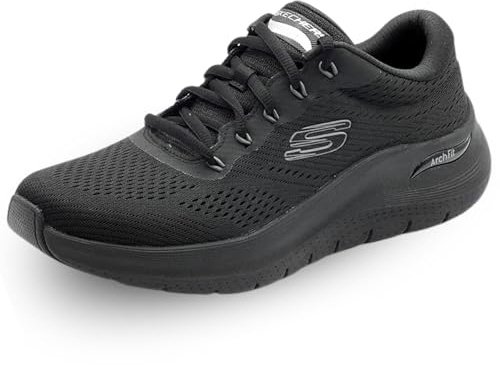 Skechers herr Arch Fit 2.0 Sport, Svart, 42 EU