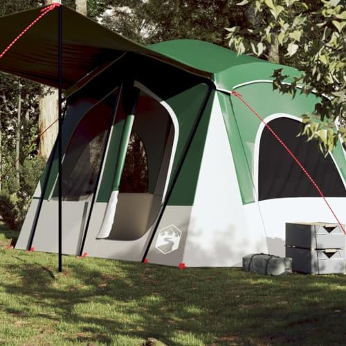 Homgoday Campingzelt 5 Personen Familienzelt Trekkingzelt Gartenzelt Festivalzelt Wasserdicht Zelt für Camping Reise Trekking Garten Grün Wasserdicht