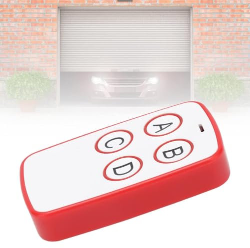 Fanelod Telecomando per cancello automatico, sostitutivo per porta del garage e cancello elettrico, 4 pulsanti, 100 metri di portata