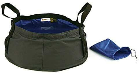 KITANDOVE Faltbarer Outdoor Reise-Eimer 12l Aus Cordura Und Nylon Kompakt Und Tragbar Mit Aufbewahrungstasche Für Camping Und Wandern