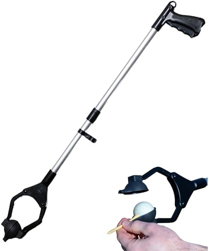 Golfball-Beißhilfegerät für Senioren, einfacher Golfballspender eliminiert Bücken, motorloser Golfspender, Tees Up Your Golf, Adaptive Geschenke für Senioren, Faltbarer Tee-Assistent