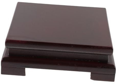 ifundom Supporto per Piante in Legno Rialzo per Piante in Legno Mensola Espositiva Affidabile per Esporre in Acquari Vasi o Altri Oggetti Artigianali